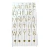 Big Golden Sparkler Letters, A-Z, &