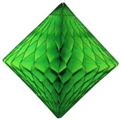 Lime Green Honeycomb Diamond 12"