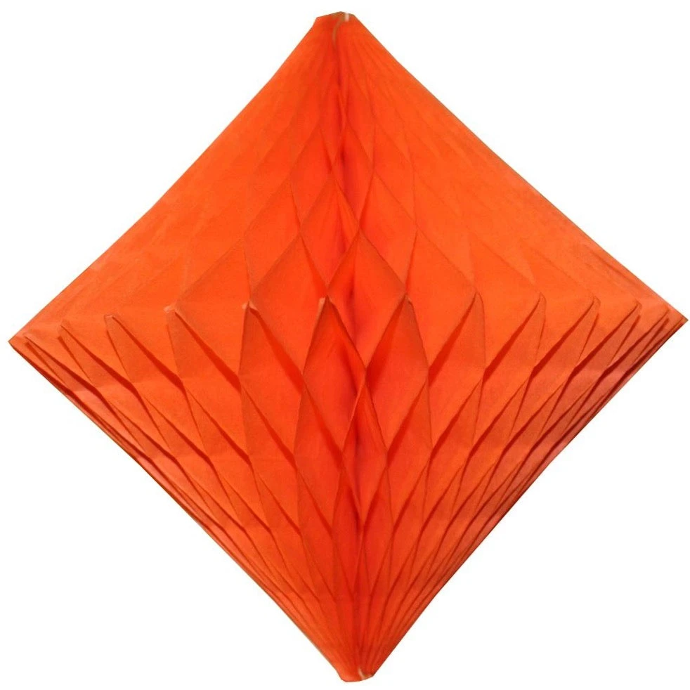 Orange Honeycomb Diamond 12"