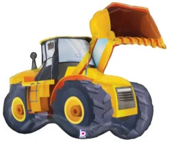Yellow Construction Loader Balloon 33in