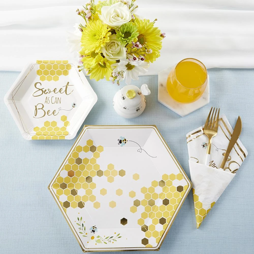 Sweet As Can Bee Lunch Plates 16ct - Image 4