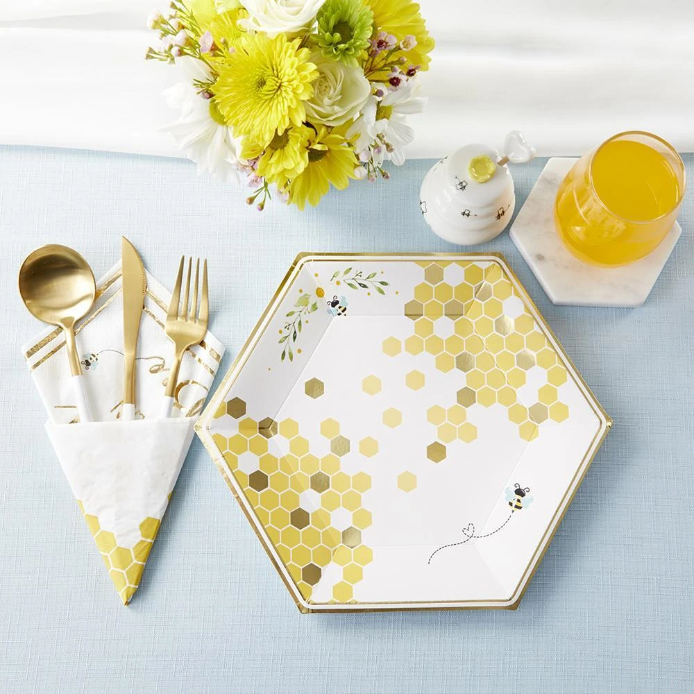 Sweet As Can Bee Lunch Plates 16ct - Image 6