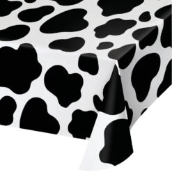 Creative Converting Cow Print Farm Plastic Table Cover