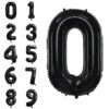 34" Black Number Balloon 0-9
