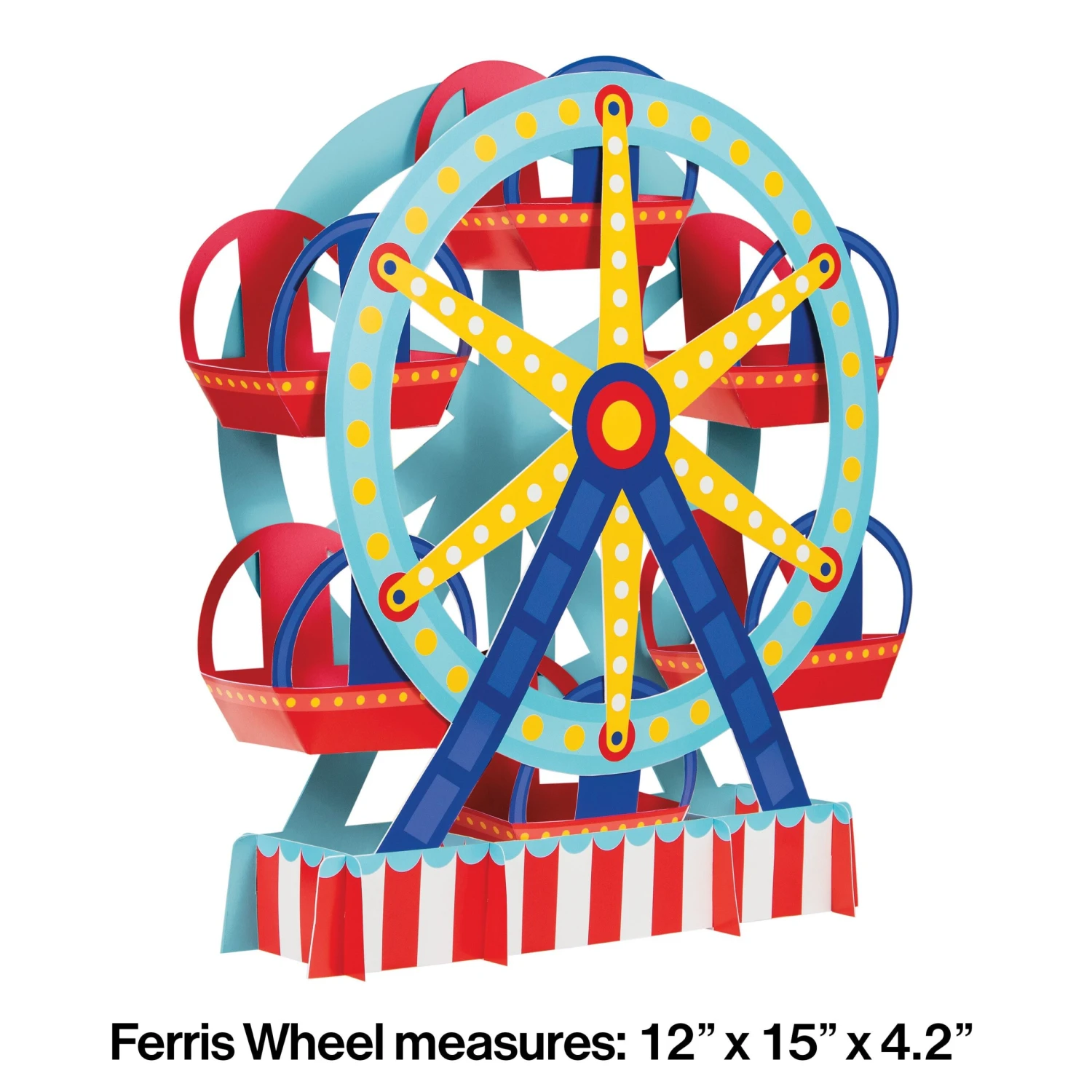 Creative Converting Carnival Ferris Wheel Centerpiece - Image 2