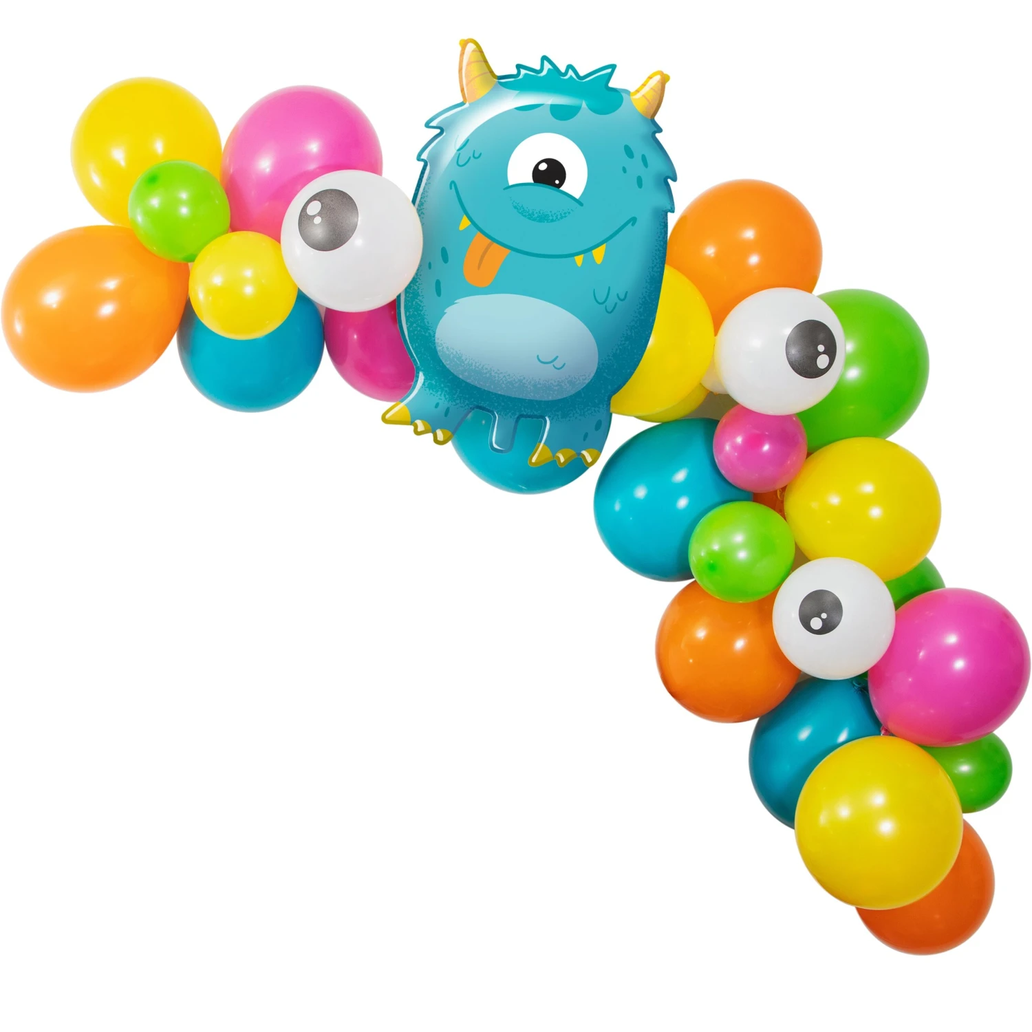 Creative Converting Monsters Balloon Garland Kit 5ft