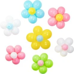 Creative Converting Flower Power Balloon Kit 7ct