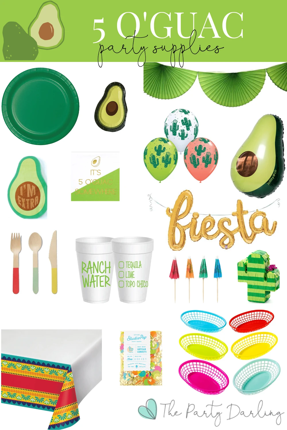 Creative Converting Fiesta Time Paper Table Cover - Image 3