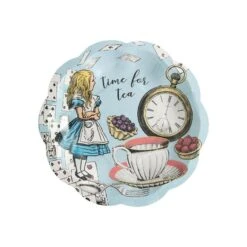 Talking Tables Alice In Wonderland Dessert Plates 12ct