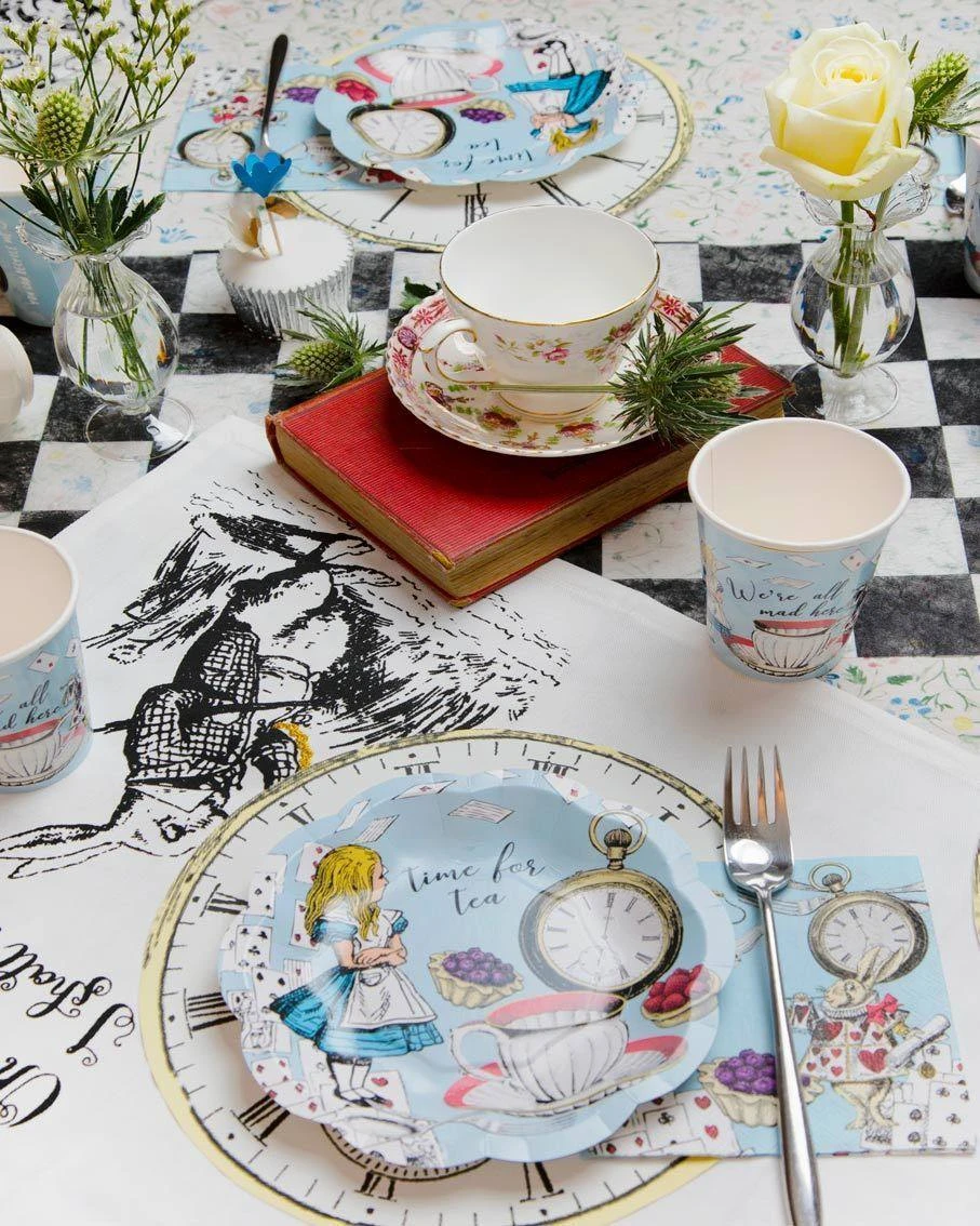 Talking Tables Alice In Wonderland Paper Cups 8ct - Image 5