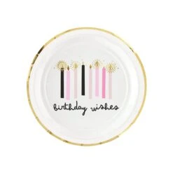 Birthday Wishes Dessert Plates 8ct