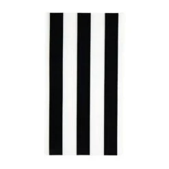 Black Noir Cabana Paper Guest Towels 20ct