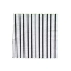 Black & White Fine Stripes Lunch Napkins 16ct