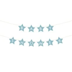Blue Star Baby Shower Banner 9.5ft