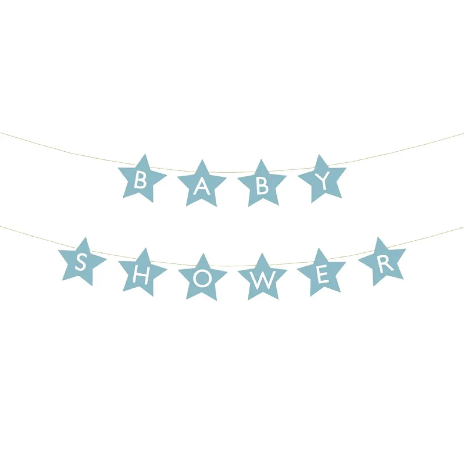 Blue Star Baby Shower Banner 9.5ft