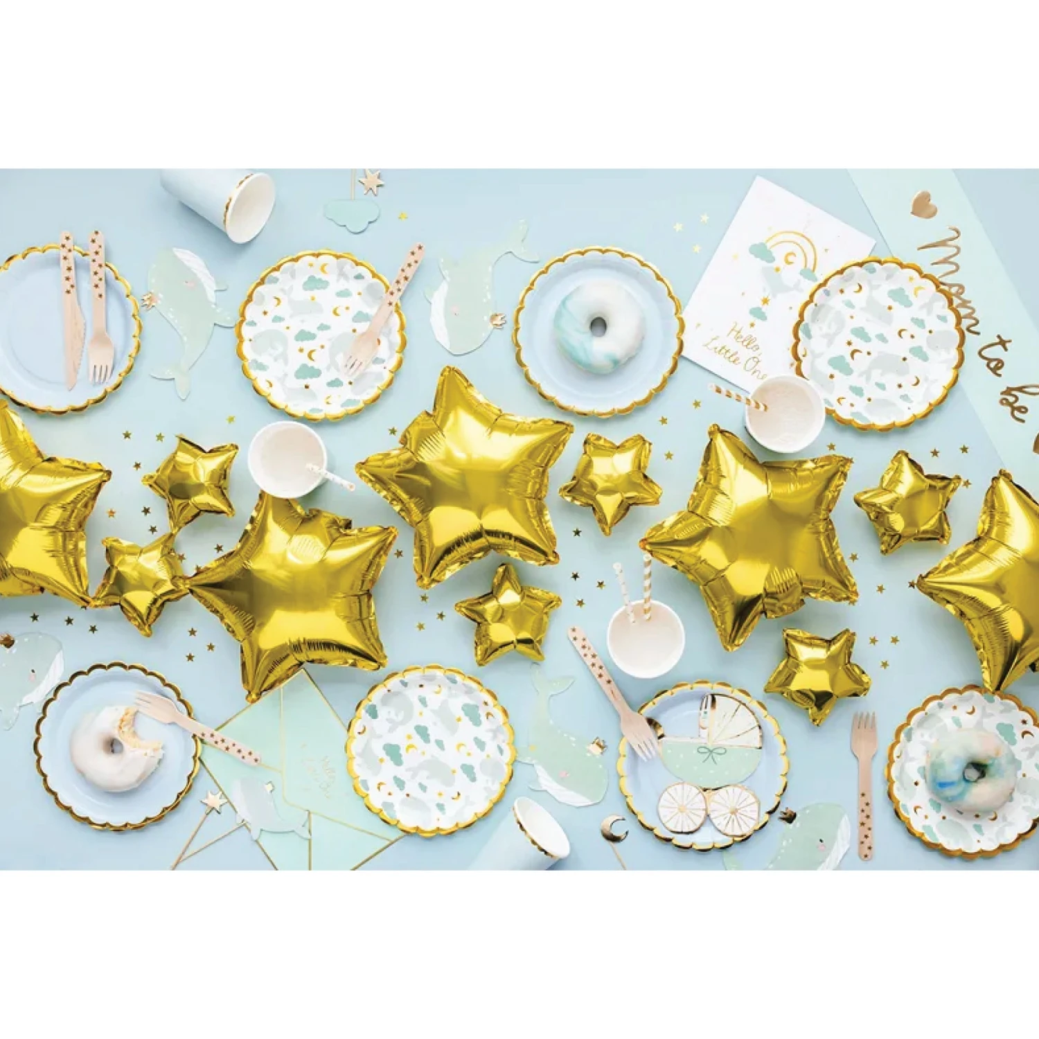 Blue Baby Whale Cake Toppers 7ct - Image 5