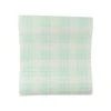 Blue Plaid Paper Table Runner