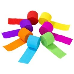 Talking Tables Bright Rainbow Party Streamers 7ct