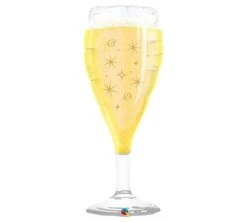 Bubbly Champagne Glass Balloon 39in