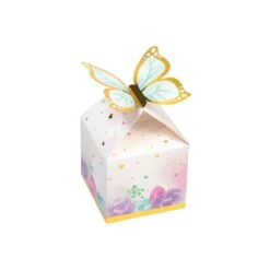 Creative Converting Butterfly Party Treat Boxes 8ct
