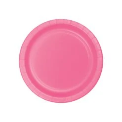 Creative Converting Candy Pink Paper Dessert Plates 24ct