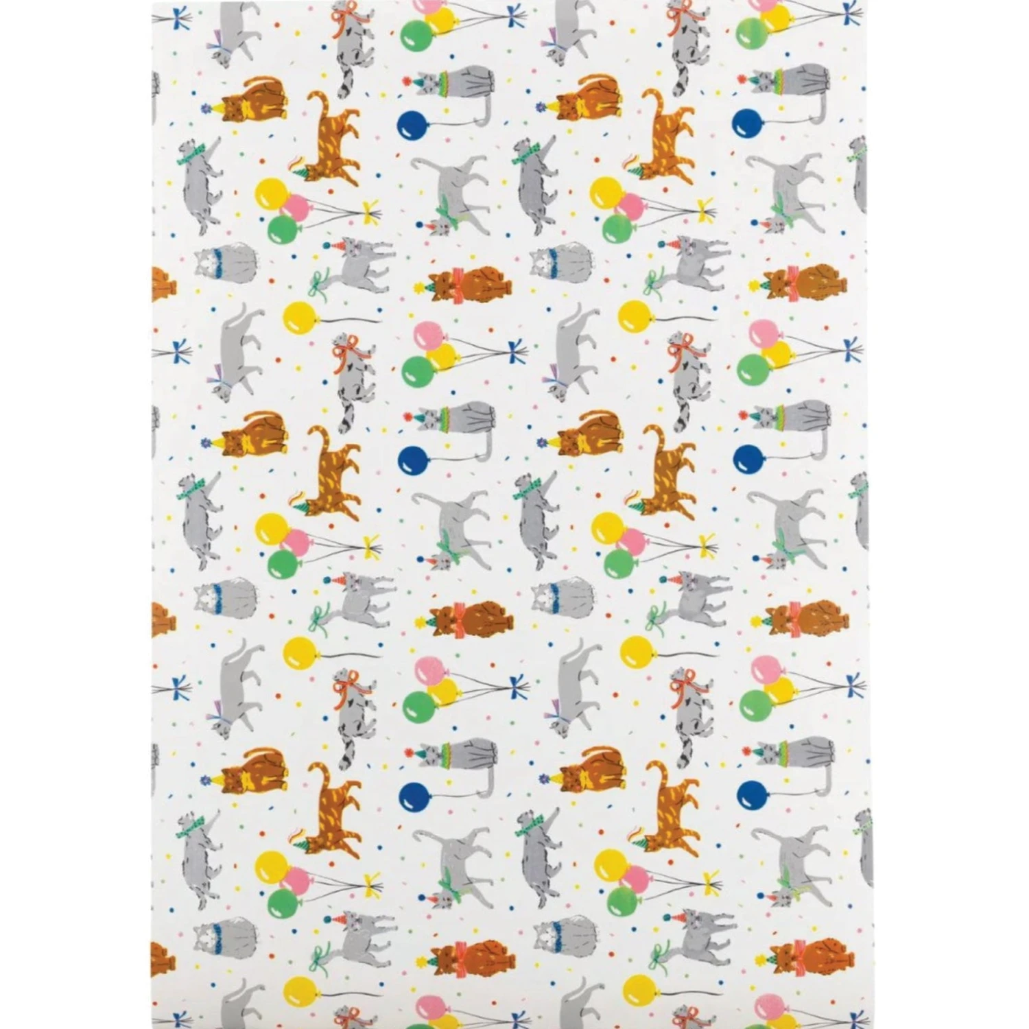 Cat Party Paper Table Runner 10ft