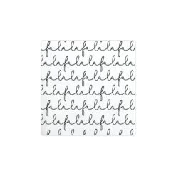 Fa La La Christmas Dessert Napkins 20ct