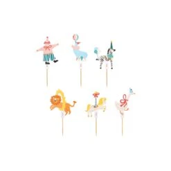 Circus Cupcake Toppers 6ct