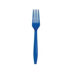 Creative Converting Cobalt Blue Plastic Forks 24ct