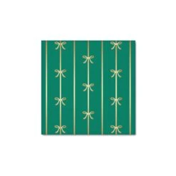 Emerald Green Bow Dessert Napkins 20ct