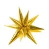 Gold Starburst Balloon 27.5in