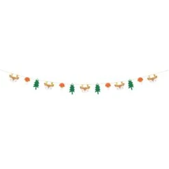 Woodland Forest Animals Paper Garland 5.5ft