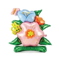 Floral Standing Foil Balloon 32"