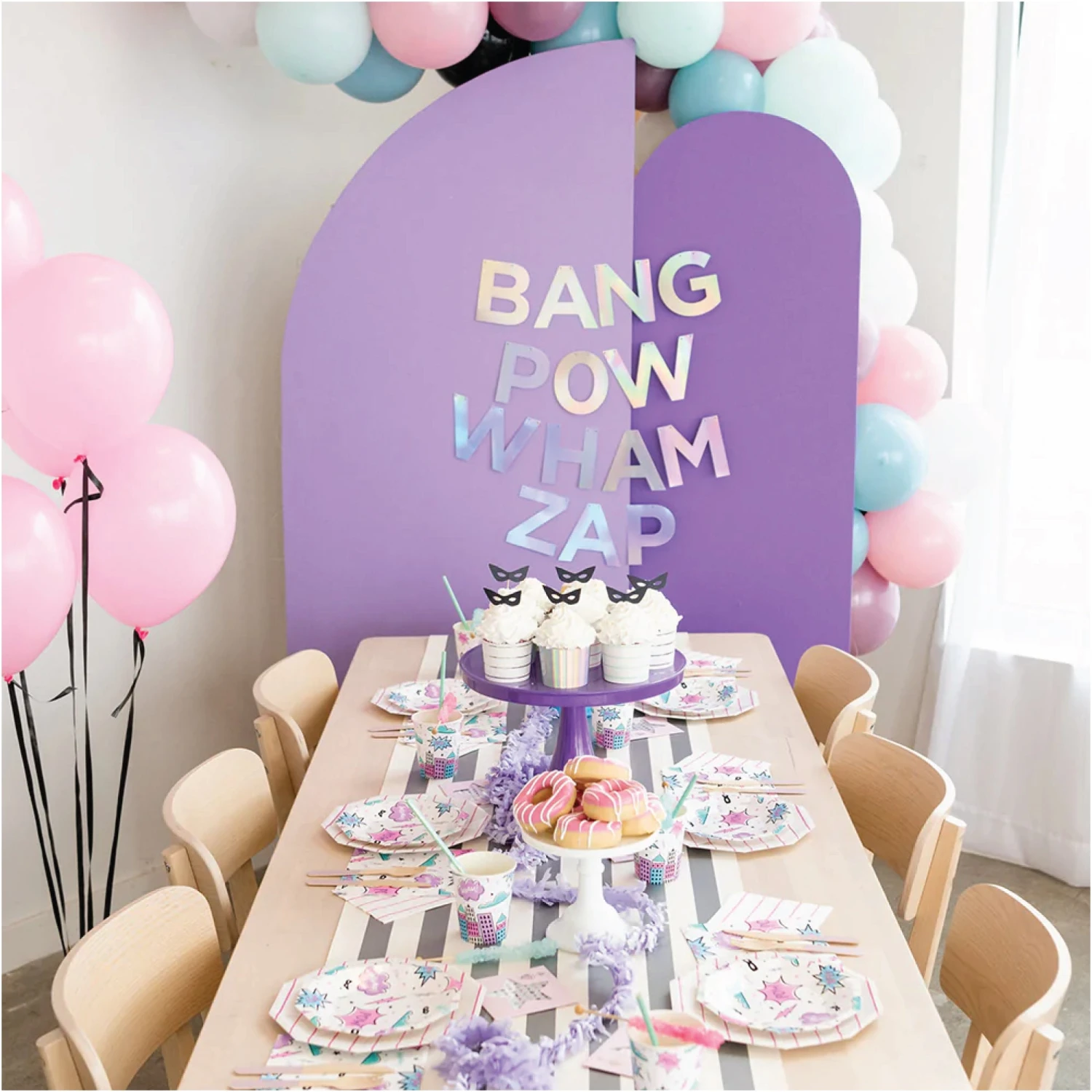 Girl Superhero Paper Cups 8ct - Image 4