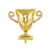 Gold Trophy Cup Foil Balloon 25in