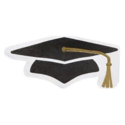 Graduation Cap Dessert Napkins 20ct