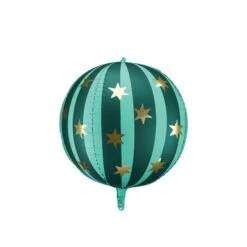 Green Foil Starry Balloon 20in