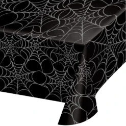 Creative Converting Spiderweb Plastic Table Cover