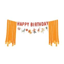 Circus Happy Birthday Banner 9ft