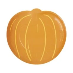 Harvest Orange Pumpkin Dessert Plates 8ct