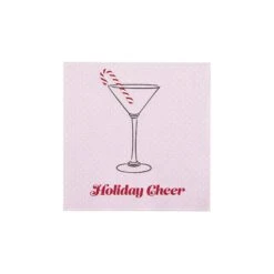 Holiday Cheer Christmas Dessert Napkins 20ct