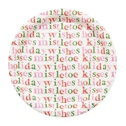 Holiday Wishes Lunch Plates 12ct