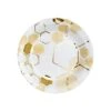 Creative Converting Gold Honeycomb Dessert Plates 8ct