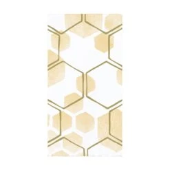 Creative Converting Gold Honeycomb Bee Guest Towels 16ct