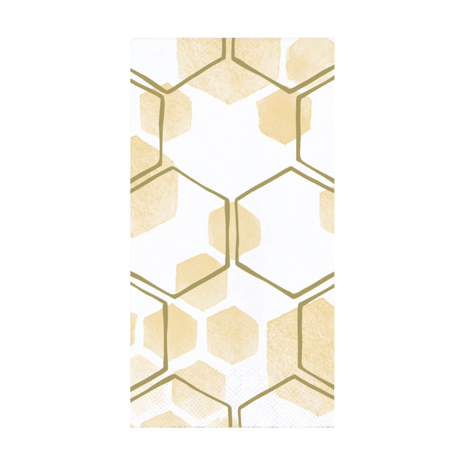 Creative Converting Gold Honeycomb Bee Guest Towels 16ct