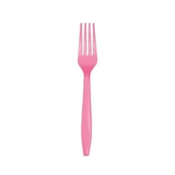 Creative Converting Classic Pink Plastic Forks 24ct