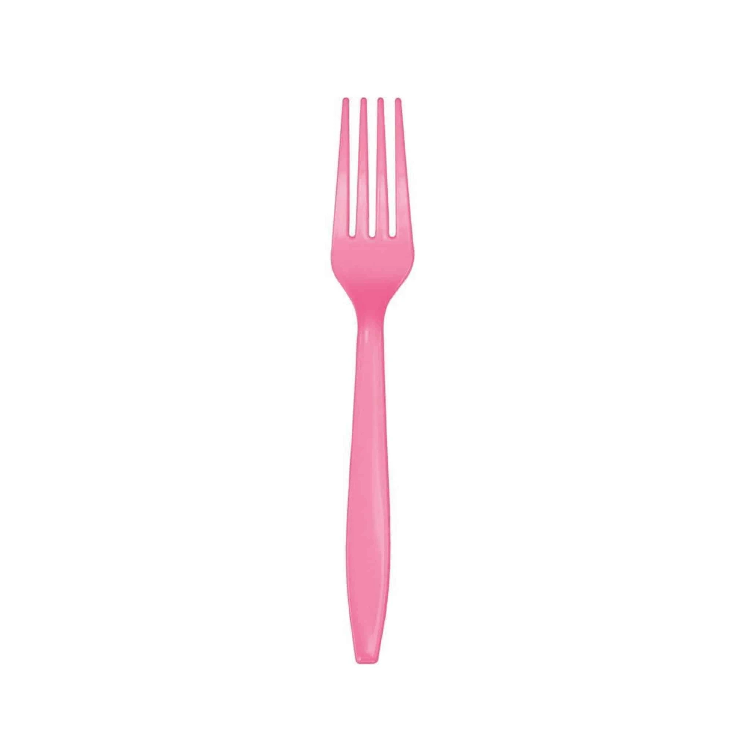 Creative Converting Classic Pink Plastic Forks 24ct