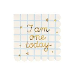 I Am One Today Lunch Napkins 12ct