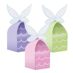 Creative Converting Iridescent Fairy Party Favor Boxes 8ct