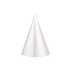 Creative Converting Iridescent Party Hats 8ct